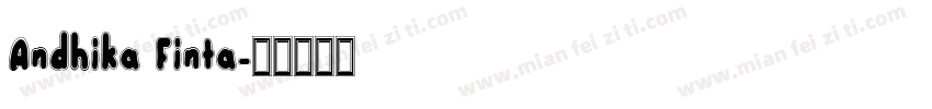 Andhika Finta字体转换